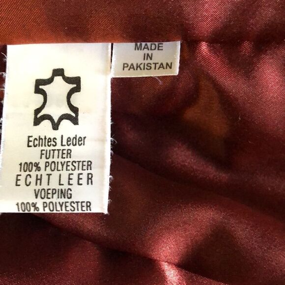 Women's Soft LeatherJacket AnAum Collections by A-1 Global Full Zip size XXL Red - Picture 6 of 11